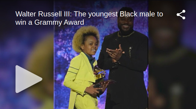 Walter Russell III: The Youngest Black Male to Win a Grammy Award