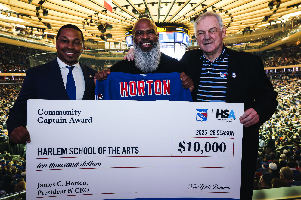 HSA Receives Community Captain Grant from New York Rangers