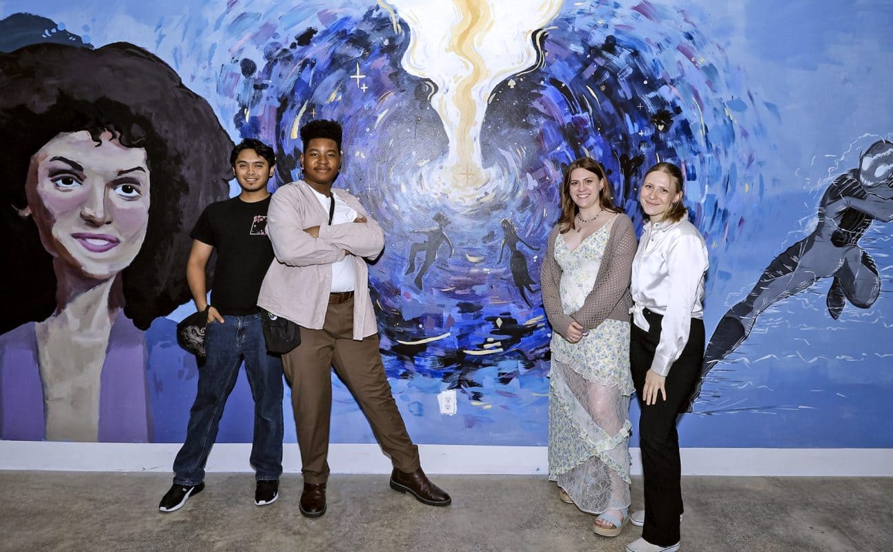 HSA media and design students